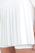 תמונת תקריב דוגמן של Pleated Open-Knit HR Tennis Skirt