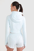 תמונת דוגמן אחורית של Scuba Full-Zip Cropped Hoodie