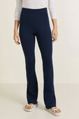Ribbed Merino Wool-Blend Pant תמונת דוגמן קידמית של Ribbed Merino Wool-Blend Pant