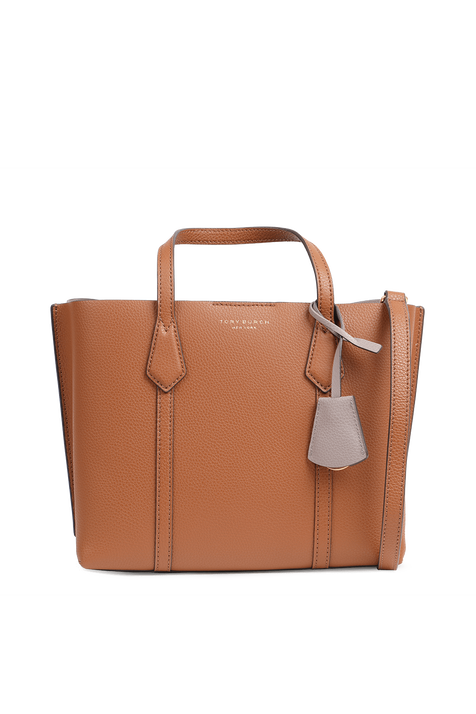 תיק נשיאה פרי שלושה תאים בגוון חום TORY BURCH