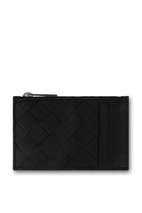 ארנק כרטיסים שתי וערב עם רוכסן BOTTEGA VENETA