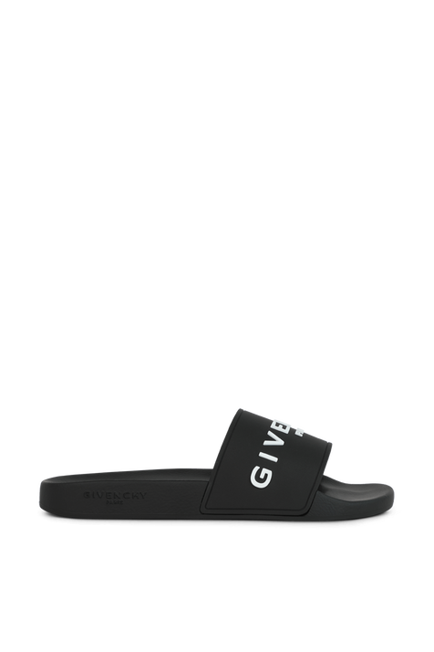 סליידס עם לוגו מוטבע GIVENCHY