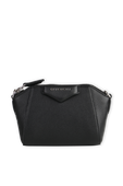תמונת תקריב של Nano Antigona Bag in Black Grained Leather