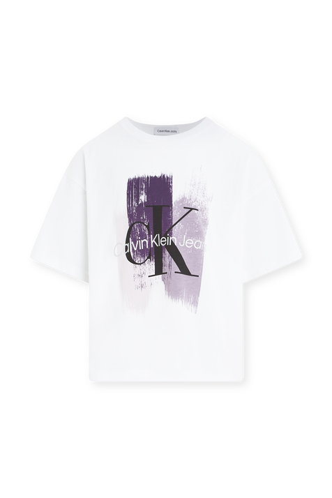 חולצת טי עם הדפס- גילאי 4-16 שנים CALVIN KLEIN