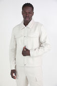Sueded Utility Jacket תמונת דוגמן קידמית של Sueded Utility Jacket