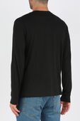 תמונת דוגמן אחורית של Custom Slim Fit Jersey Tee in Black