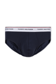 תמונה אחורית של Triple pack briefs in stretch cotton