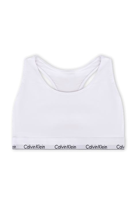 טופ ספורטיבי לבן פלאס סייז CALVIN KLEIN