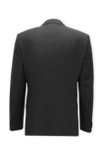 תמונה אחורית של Slim Fit Jacket in Dark Grey
