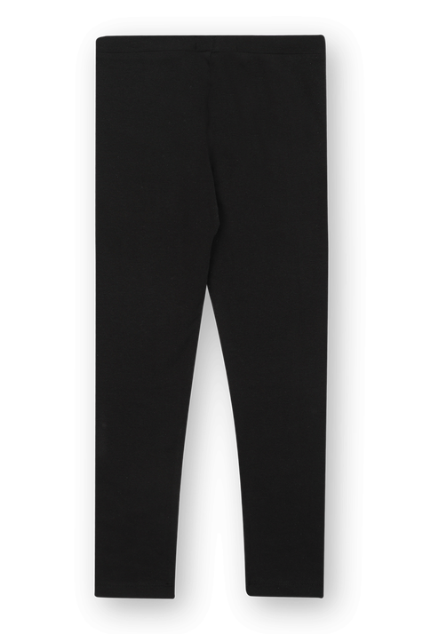 גילאי 4-16 מכנסי טייץ עם שם המותג בשחור CALVIN KLEIN