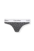 תמונה קידמית של Cheetah Savannah Thong in Grey