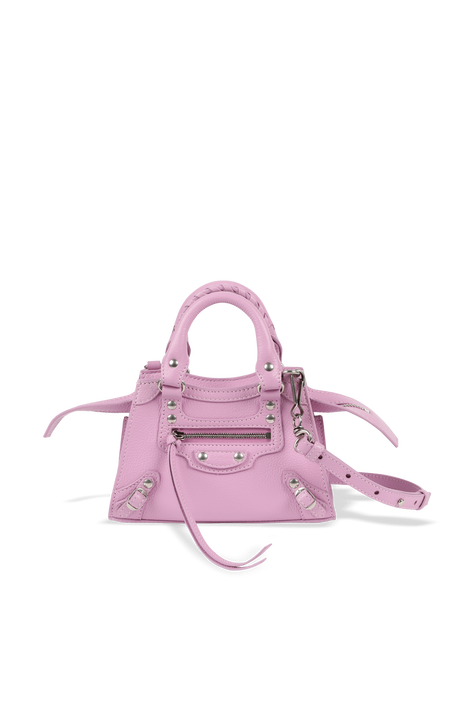 תיק צד נאו ורוד בגודל מיני BALENCIAGA