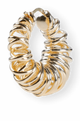 תמונת תקריב של Orecchini Earing in Plated Gold