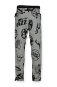 תמונה אחורית של Converse X Chinatown Market X NBA Sweatpants in Grey