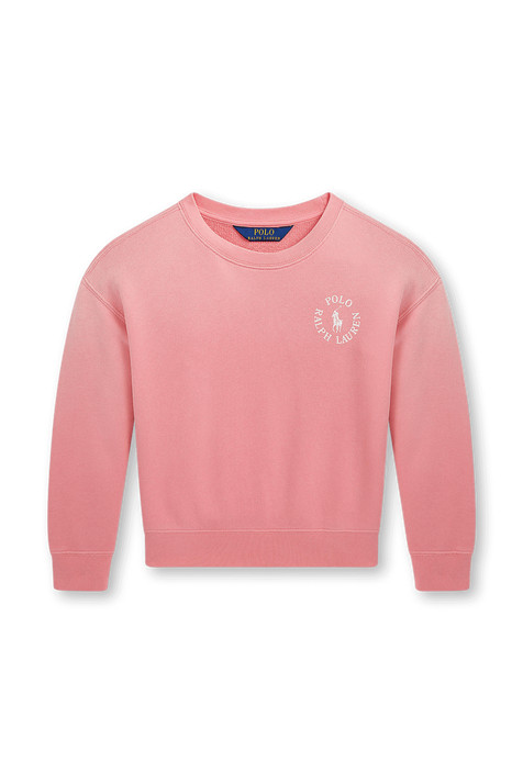 סווטשירט עם צווארון מעוגל POLO RALPH LAUREN KIDS