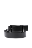 תמונה קידמית של Grad Leather Belt in Black
