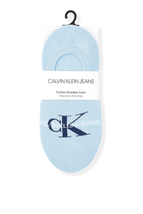 Sneaker Liner Socks in Light Blue CALVIN KLEIN
