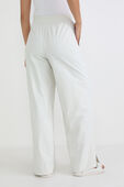 תמונת דוגמן אחורית של Stretch Woven Wide-Leg High-Rise Pant