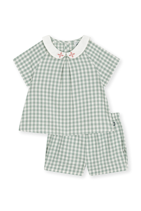 סט חולצה ומכנסיים קצרים PETIT BATEAU