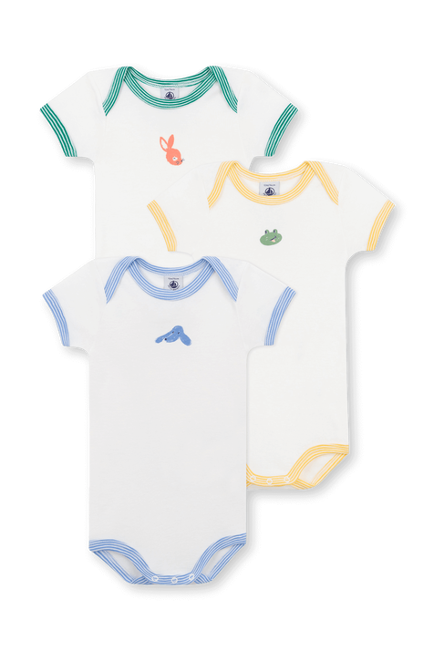 מארז חמישה בגדי גוף - גילאי 3-36 חודשים PETIT BATEAU