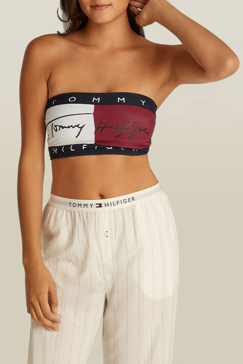 טופ סטרפלס TOMMY HILFIGER