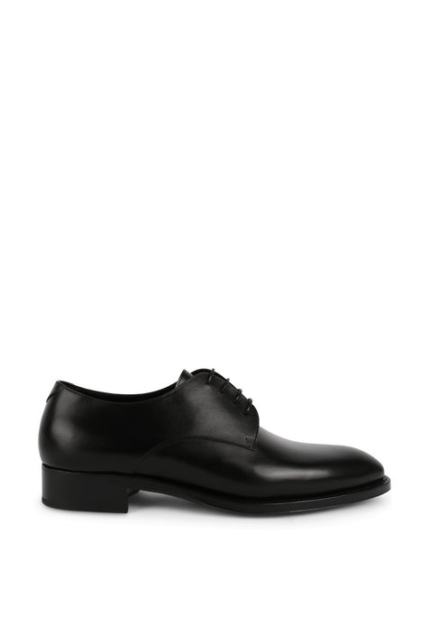 נעלי דרבי שחורות מעור SAINT LAURENT