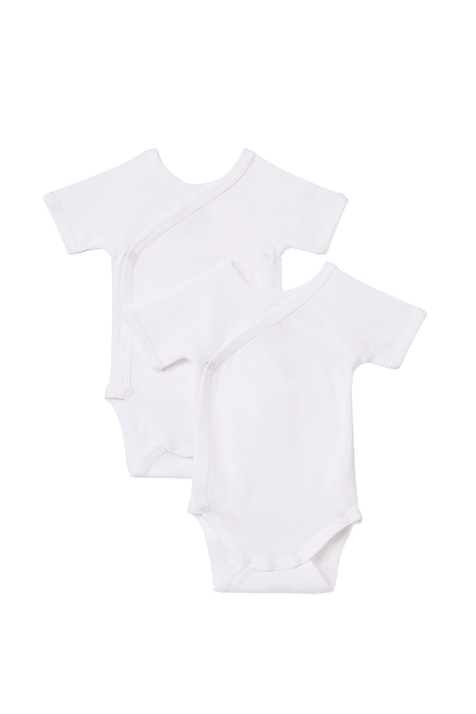 מארז זוגי בגדי גוף קצרים - גילאי NB-12 חודשים PETIT BATEAU