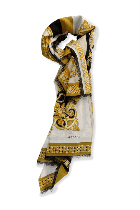 Barocco Silk and Cashmere Shawl VERSACE