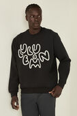 תמונת דוגמן קידמית של STEADY STATE CREW EMBROIDERED