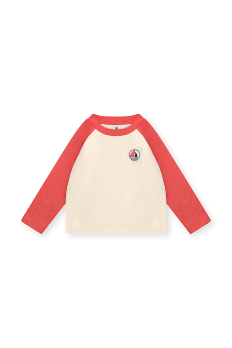 חולצת טי עם שרוולים ארוכים - גילאי 6-10 שנים PETIT BATEAU