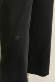 Soft Jersey Straight-Leg Mid-Rise Pant *Short
