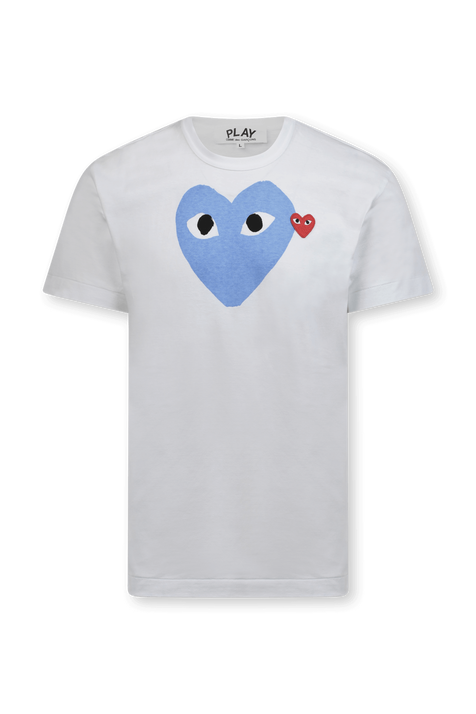 טי שירט עם הדפס לב COMME des GARCONS