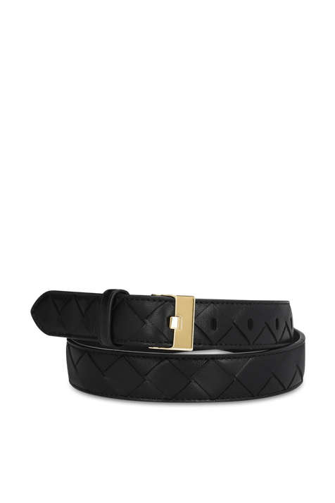 חגורת עור קלועה BOTTEGA VENETA