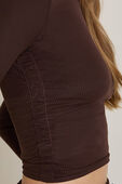 תמונת תקריב דוגמן של All It Takes Ribbed Nulu™ Long-Sleeve Shirt