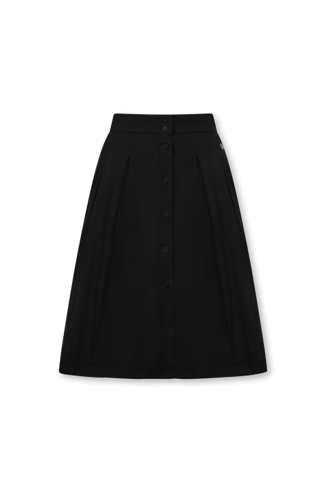 חצאית קפלים עם כפתורים באורך מידי FRED PERRY