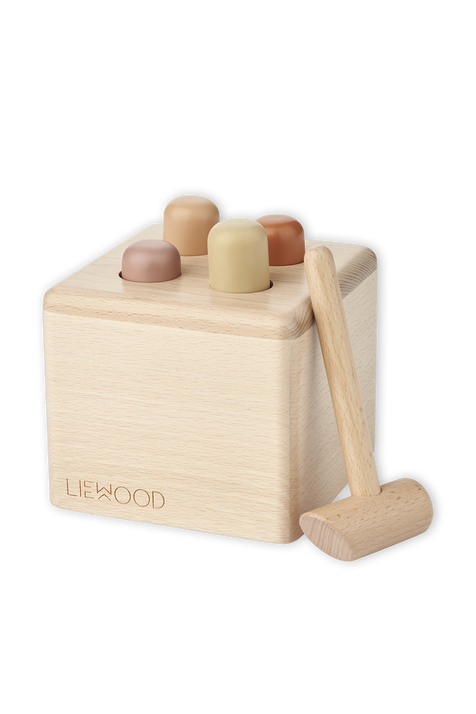 משחק פטיש ויתדות מעץ LIEWOOD