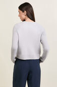 תמונת דוגמן אחורית של Cashmere Slim-Fit Cardigan