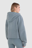 תמונת דוגמן אחורית של Scuba Oversized 1/2 Zip Hoodie