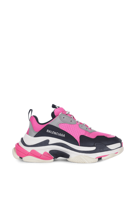 Balenciaga Pink Triple S Shoes BALENCIAGA