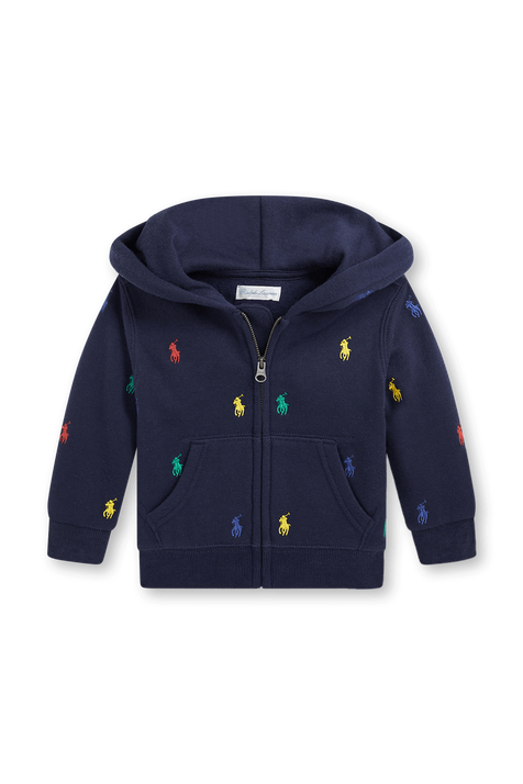 סווטשירט עם רוכסן- גילאי 9-18 חודשים POLO RALPH LAUREN KIDS