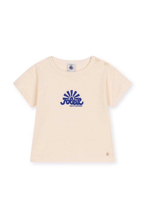 חולצת טי - גילאי 3-12 חודשים PETIT BATEAU