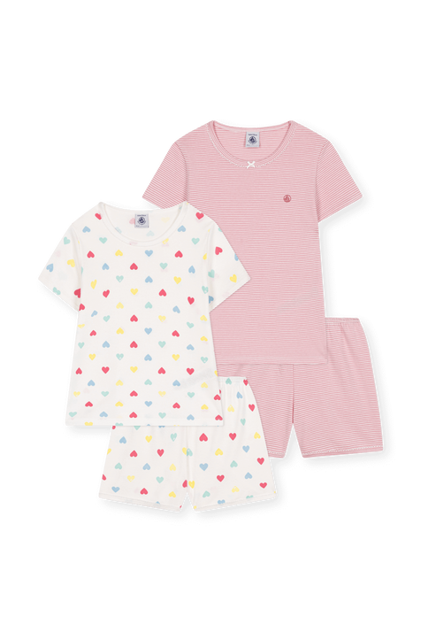 מארז שתי פיג'מות קצרות - גילאי 6-12 שנים PETIT BATEAU
