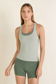 Swiftly Tech Racerback Tank 2.0 *Race תמונת דוגמן קידמית של Swiftly Tech Racerback Tank 2.0 *Race