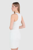 תמונת דוגמן אחורית של Ribbed Softstreme Slim-Fit Tank Dress