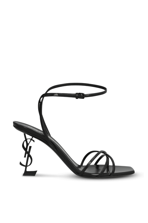 סנדלי עקב אופיום 85 9.5 סמ SAINT LAURENT