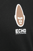 תמונת פנים של Echo Ape Print Tshirt in Black