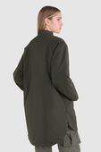 תמונת דוגמן אחורית של Water-Resistant Insulated Shirt Jacket