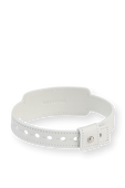 תמונה אחורית של Cash Bracelet in White Leather