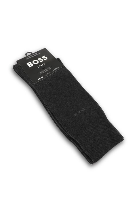 מארז שני זוגות גרביים מכותנה BOSS