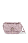 תמונה קידמית של Small SpikeMe Chain Bag in Light Purple